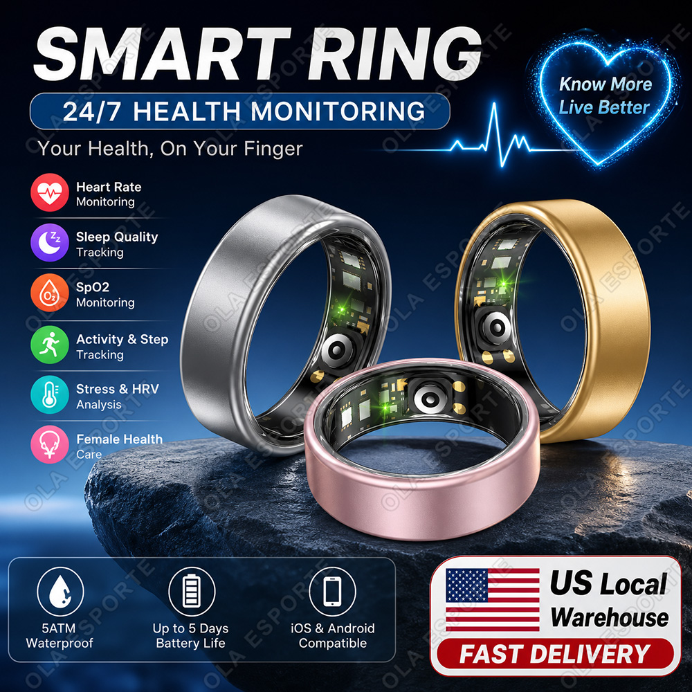 Health Wellness Activities - Smart Health Ring Sleep Tracker Fitness