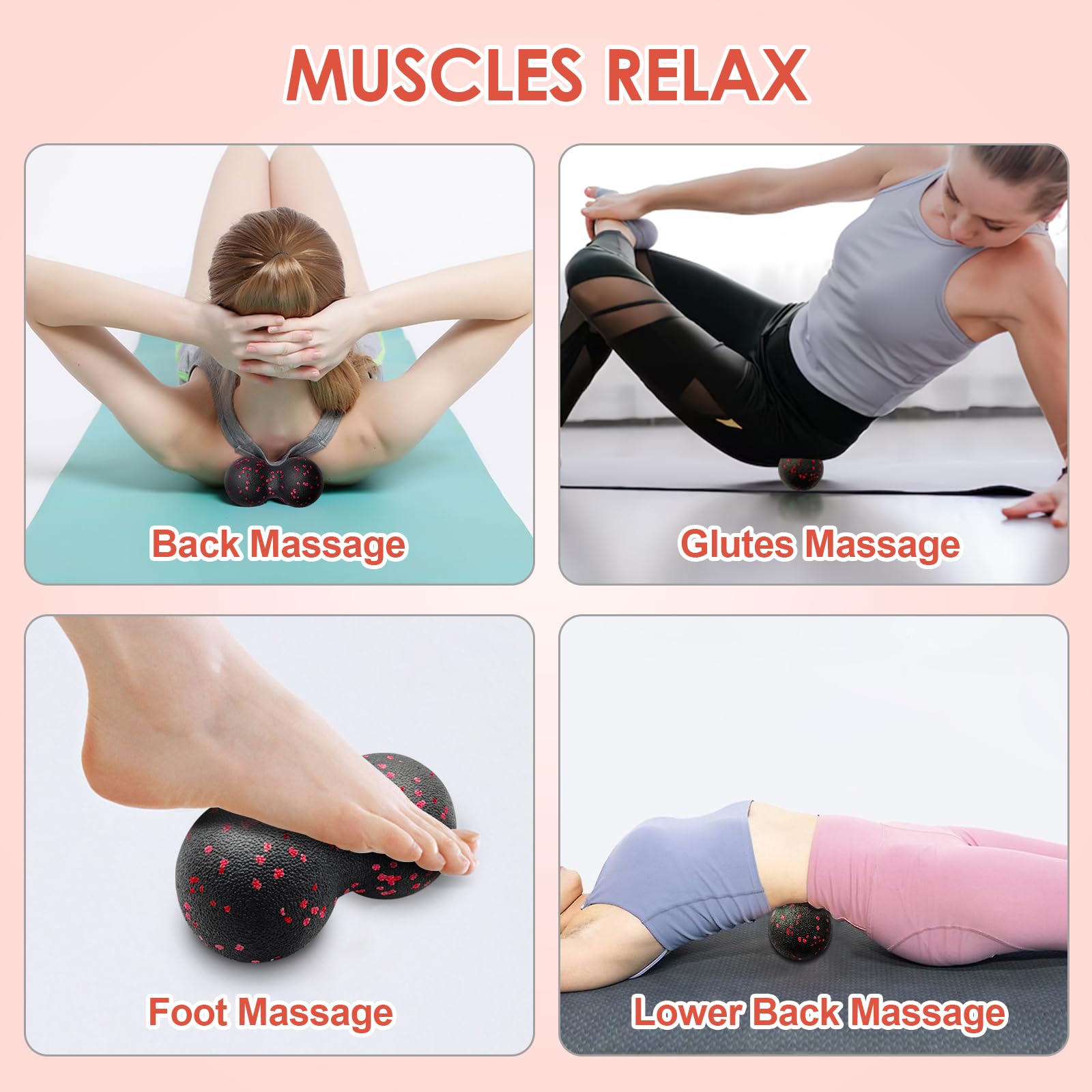 Hollow Yoga Roller Massage Pea - Health Wellness Fitness ulasan dan harga
