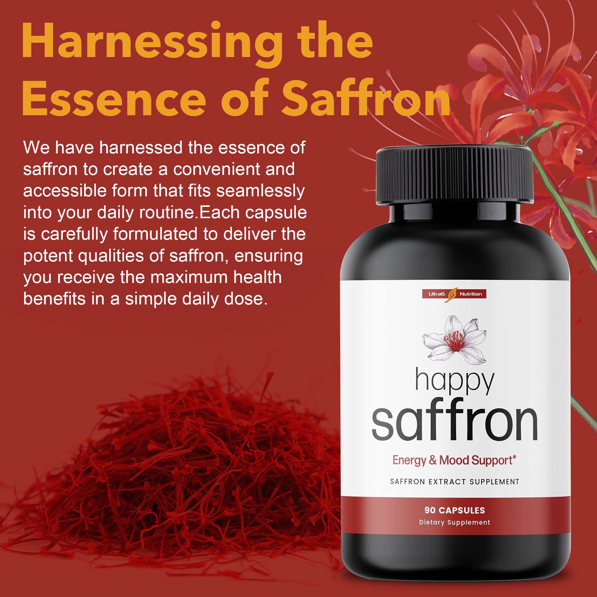 Saffron Extract Capsules, Anti - Health And Wellness Promotion ulasan dan harga