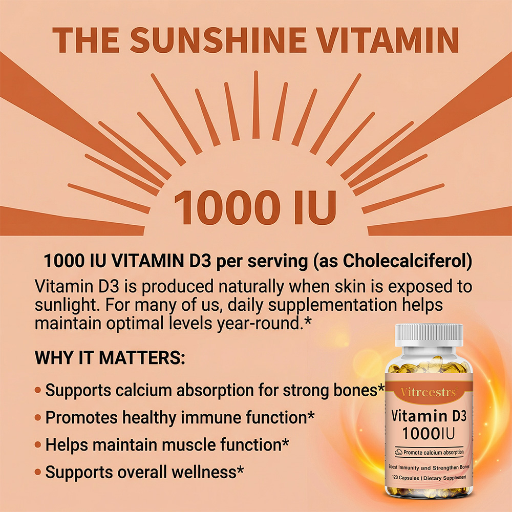 Vitamin D3 1000 IU Capsules, S - Health Wellness & Psychology ulasan dan harga