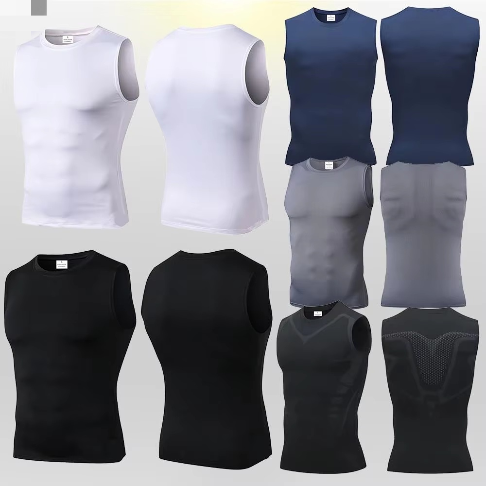 Men's Compression Tank Top, Sl - Health Wellness Fitness ulasan dan harga