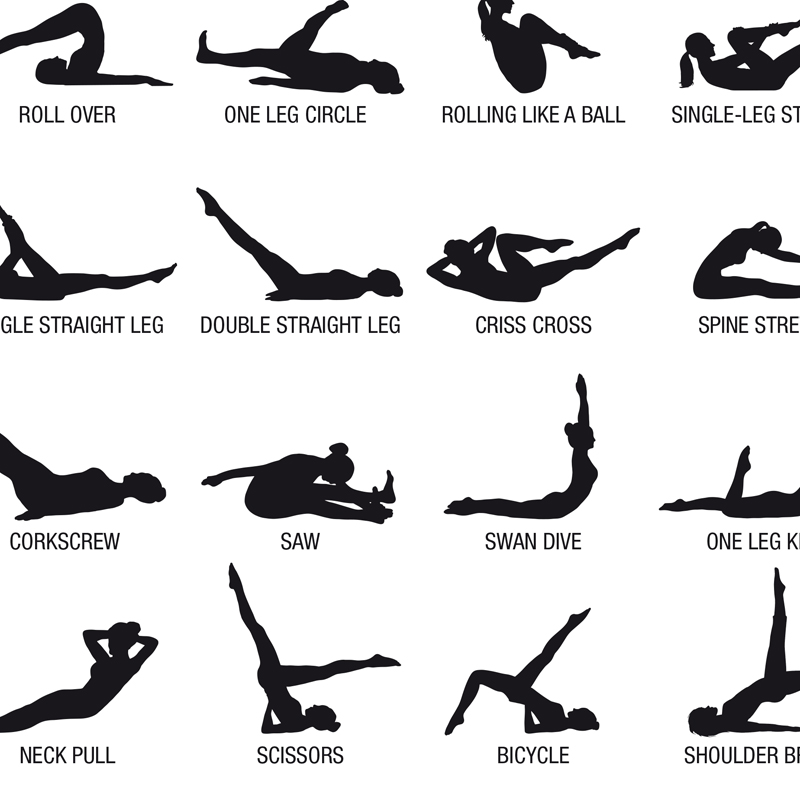 Frameless Pilates Workout Char - Health Wellness Fitness ulasan dan harga